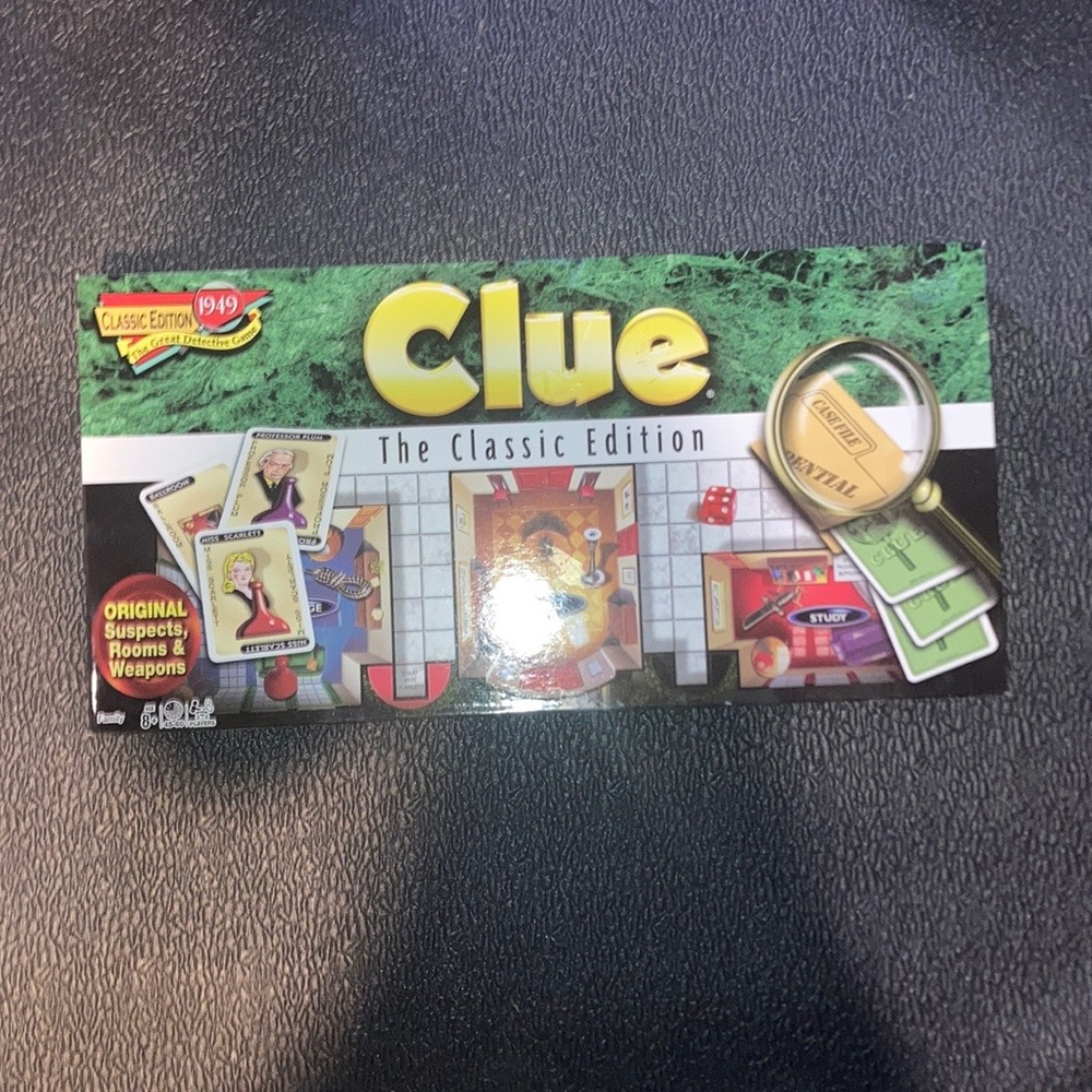 ♟🔪🔎 Clue: The Classic Edition Board Game - Near New! 🔎🔦♟